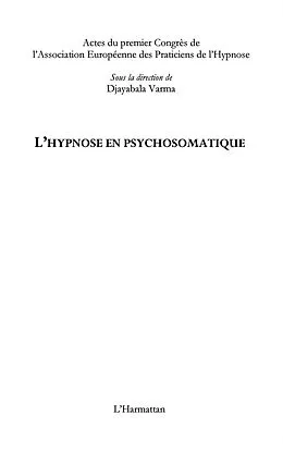 E-Book (epub) Hypnose en psychosomatique L' von Tristan Chalon