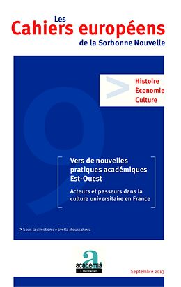 eBook (pdf) Vers de nouvelles pratiques académiques Est-Ouest de Sous la Direction de Svetla Moussakova