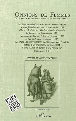 E-Book (pdf) Opinions de femmes von Olympe de Gouges, Constance De Salm, Aux Femmes. Epitre