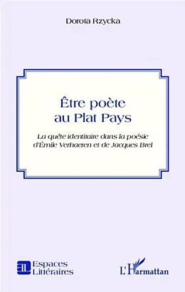 E-Book (pdf) Etre poete au Plat Pays von Dorota Rzycka