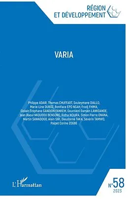 E-Book (pdf) Varia von Collectif