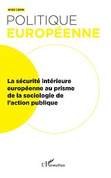 eBook (epub) La securite interieure europeenne au prisme de la sociologie de l'action publique de Collectif Collectif