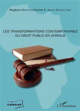 Kartonierter Einband Les transformations contemporaines du droit public en Afrique von Magloire Ondoa, Patrick E. Abane Engolo