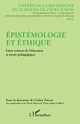 Couverture cartonnée Épistémologie et éthique de 