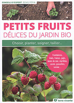 Broché Petits fruits, délices du jardin bio : choisir, planter, soigner, tailler... : framboises, kiwis, fraises, gojis, bai... de Denis Pépin