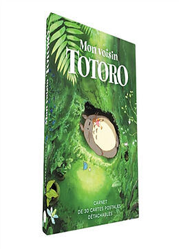 Article non livre Mon voisin Totoro : carnet de 30 cartes postales détachables de 