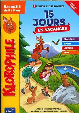 Broschiert Klorophile 15 jours en vacances HarmoS 5 - Editions 2021 von Collectif