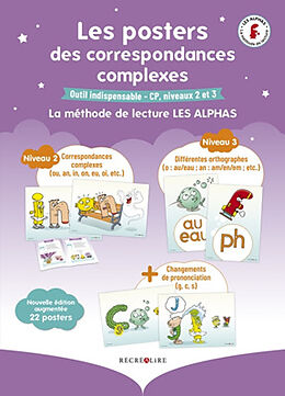 Broché La planète des Alphas. Les posters des correspondances complexes : outil indispensable, CP, niveaux 2 et 3 de Claude; Dubois du Nilac, Olivier Huguenin