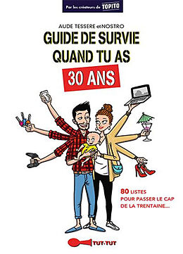 Broché Guide de survie quand tu as 30 ans : 80 listes pour passer le cap de la trentaine... de Aude; Nostro Tessere