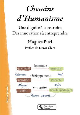 Broché Chemins d'humanisme : une dignité à construire, des innovations à entreprendre de Hugues Puel