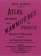 Broché Atlas de poche des mammifères de France, Suisse et Belgique de René Martin