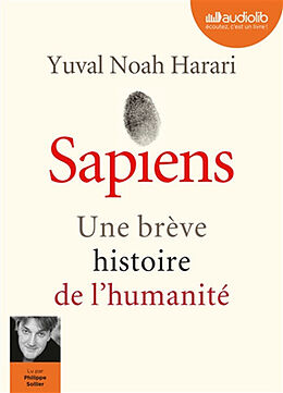 Livre Audio CD Sapiens : une brève histoire de l'humanité de Yuval Noah Harari