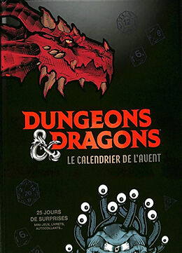 Broschiert Dungeons & dragons : le calendrier de l'Avent : 25 jours de surprises, mini-jeux, livrets, autocollants... von 