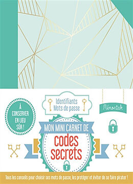 Broché Mon mini-carnet de codes secrets de 