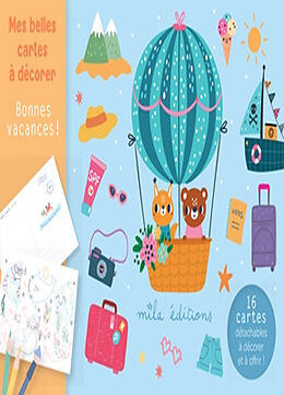 Broché Bonnes vacances ! : 16 cartes détachables à décorer et à offrir ! de 