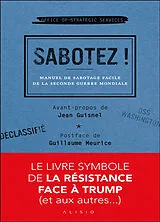 Broschiert Sabotez ! : manuel de sabotage facile de la Seconde Guerre mondiale von 