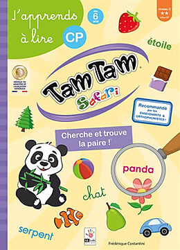 Broché Tam tam safari : cherche et trouve la paire ! : j'apprends à lire, niveau 2, milieu CP de Frédérique Costantini