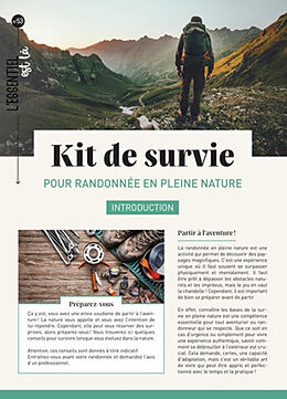 Broché Kit de survie : pour randonnée en pleine nature de 