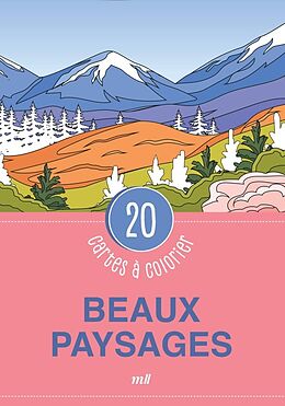 Broché Paysages apaisants : 20 cartes à colorier de 