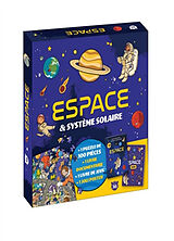 Broché Espace & Système solaire : 1 puzzle de 100 pièces, 1 livre documentaire, 1 livre de jeux, 1 joli poster de Christine Aubouin, Charlène Delbarre