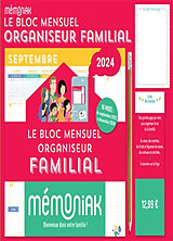 Broché Le bloc mensuel organiseur familial 2024 : 16 mois, de septembre 2023 à décembre 2024 de 