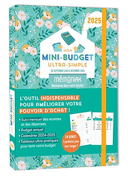 Broché Mon mini-budget ultra-simple 2025 : de septembre 2024 à décembre 2025 de 