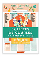 Broché 52 listes de courses à aimanter sur le frigo de 