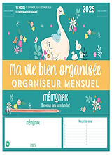 Broché Ma vie bien organisée : organiseur mensuel 2025 : 16 mois, de septembre 2024 à décembre 2025 de 