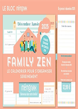 Broschiert Family zen 2025 : le calendrier pour s'organiser sereinement : de janvier à décembre 2025 von 