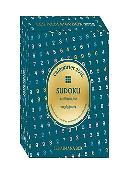 Broché Sudoku en 365 jours : 2 grilles par jour : calendrier 2025 de 