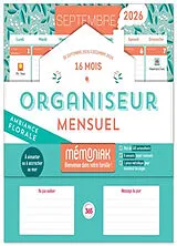 Broschiert Organiseur mensuel Mémoniak 2026 : 16 mois, de septembre 2025 à décembre 2026 : ambiance florale von 