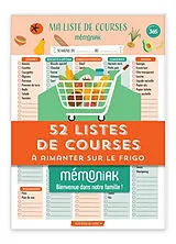 Broschiert 52 listes de courses à aimanter sur le frigo von 