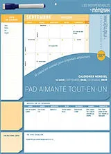 Broschiert Pad aimanté tout-en-un Mémoniak : calendrier mensuel 16 mois, septembre 2026-décembre 2027 : le calendrier essentiel ... von 