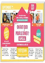Broschiert On fait quoi pour le dîner ? 2026-2027 : familial : à aimanter sur le frigo von 