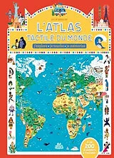 Kartonierter Einband L'atlas tactile du monde : j'explore, je touche, je mémorise von Julie Mercier