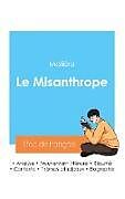 Couverture cartonnée Réussir son Bac de français 2024 : Analyse du Misanthrope de Molière de Molière