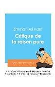 Couverture cartonnée Réussir son Bac de philosophie 2024 : Analyse de la Critique de la raison pure de Kant de Emmanuel Kant