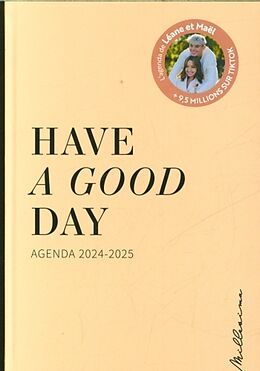 Broché Léane Et Maël : have a good day : agenda 2024-2025 de Léane; Maël