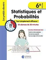 Broschiert Statistiques et probabilités 6e, 11-12 ans : 24 séances de 20 minutes : nouveau programme 2025 von Chantal Kritter