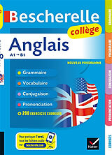 Broché Anglais collège A1-B1 : grammaire, vocabulaire, conjugaison, prononciation : nouveau programme de 