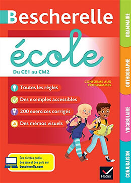 Broché Bescherelle école, du CE1 au CM2 de 