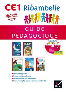 Broché Ribambelle, français CE1, série rouge : guide pédagogique : nouveaux programmes 2024 de 