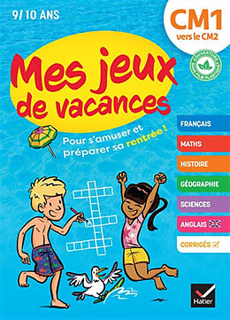 Broché Mes jeux de vacances CM1 vers le CM2, 9-10 ans de Albert Cohen