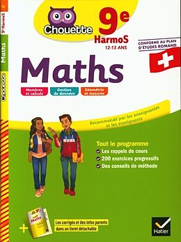 Broché Maths 9e HarmoS de 
