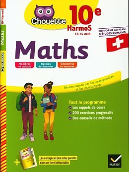 Broché Maths 10e HarmoS de 