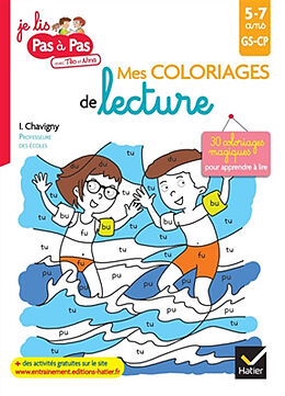 Broché Mes coloriages de lecture 5-7 ans, GS,CP : 30 coloriages magiques pour apprendre à lire de Isabelle; Van Tilbeurgh, Marie-Hélène Chavigny