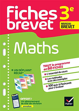 Broché Maths, 3e : nouveau brevet de Bernard Demeillers