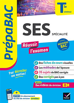 Broché SES spécialité, terminale générale : nouveau bac de 