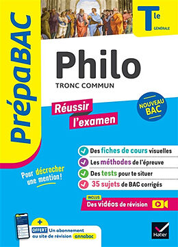 Broché Philo tronc commun, terminale générale : nouveau bac de 