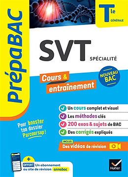 Broché SVT spécialité, terminale générale : nouveau bac de 